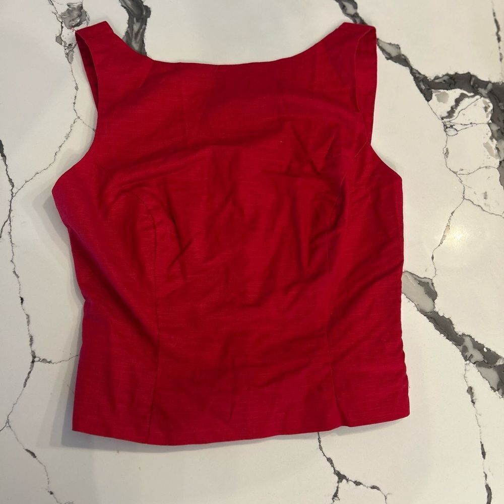 Red Sleeveless Women's Top NWT